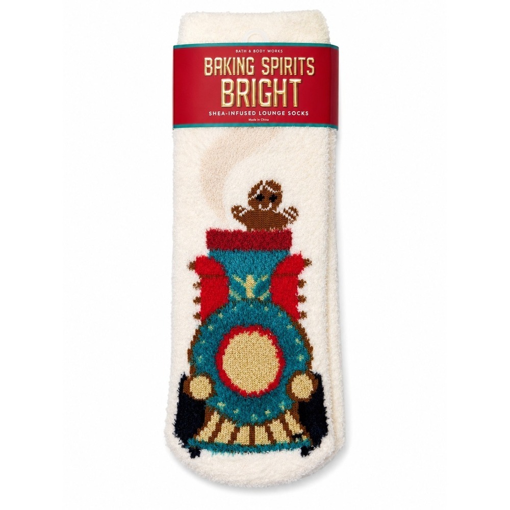 Bath & Body Works Baking Spirits Bright Gingerbread Shea Infused Socks Holiday